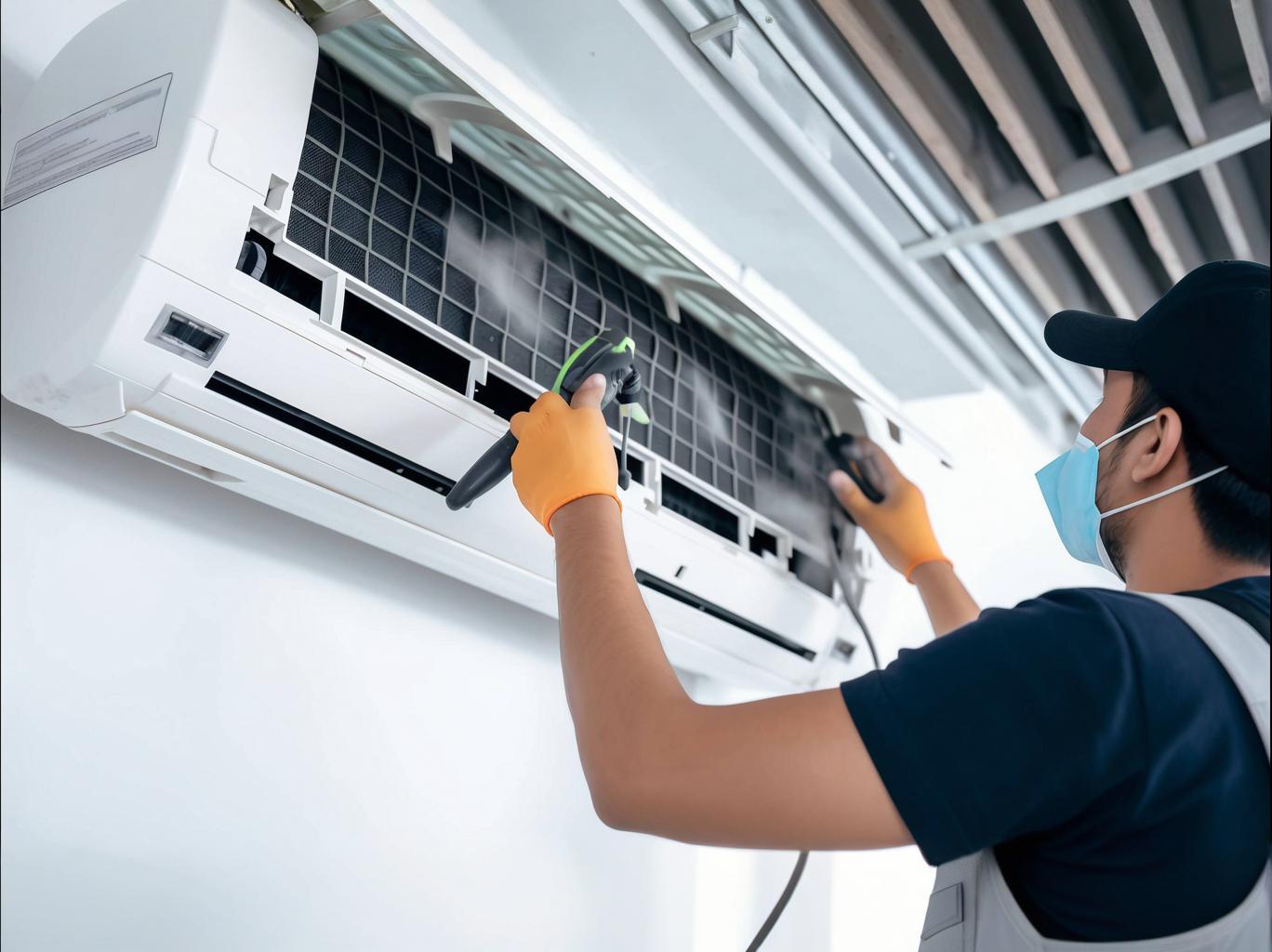 某家庭空調清洗反饋